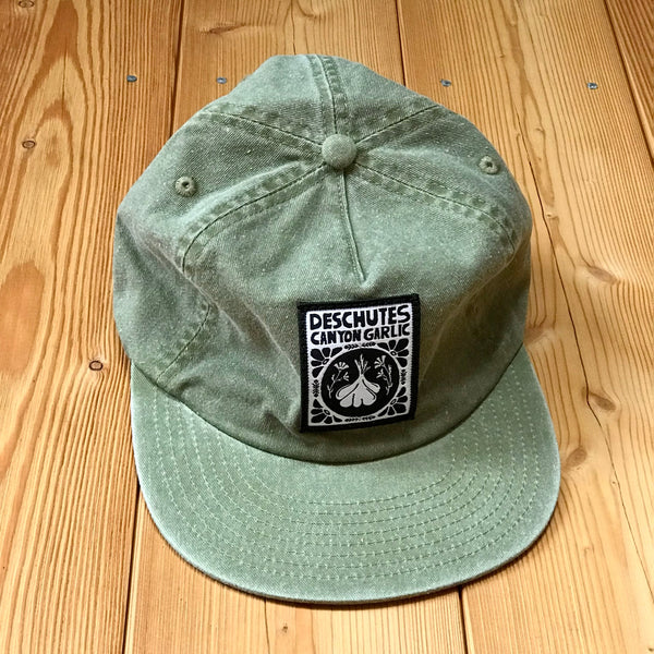 Washed Cotton Green Hat